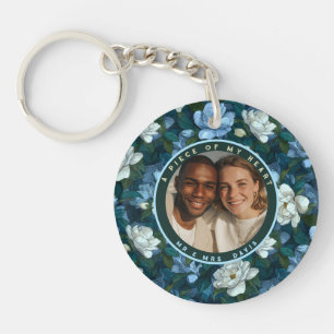 Chic Birthday Gifts For Dad Gardenias Custom Key Ring
