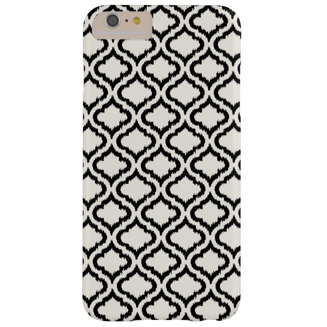 Chic black and white moroccan pattern ikat Case-Mate iPhone case (Back)