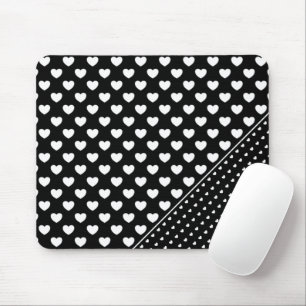 Chic Black And White Mousepad