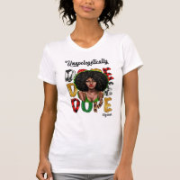 Chic Black Diva Radiating Bold Confidence