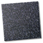 Chic Black Glitter Sparkle Tile<br><div class="desc">Stylish Glam Fashion Faux Black Glitter Pattern Ceramic Tile. Go for a simple black glitter look, or use this background to customise your own logo or initials! Please note this is a digital glitter and has no texture. How cute would these black tiles look in a salon, a glamourous bathroom,...</div>