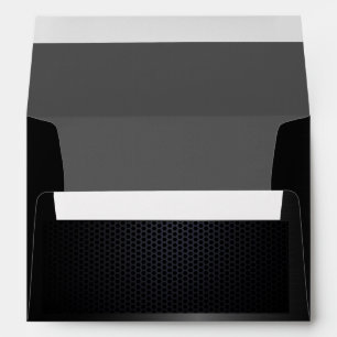 Chic black minimalist modern car business  envelope