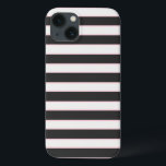 Chic Black Pink Striped Samsung Galaxy Note 4 Case<br><div class="desc">Unique and Chic Black,  White,  and Soft Pink coloured striped phone case. Very chic,  hip,  and modern.</div>