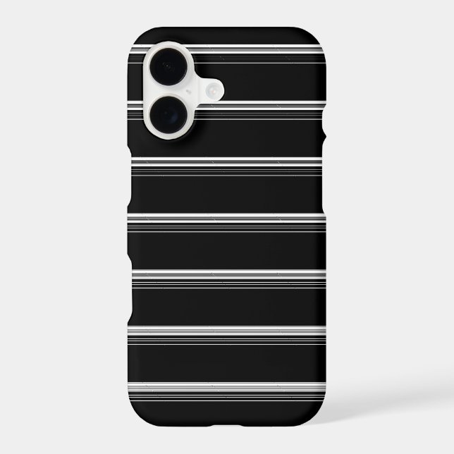 Chic black white striped  (Back)