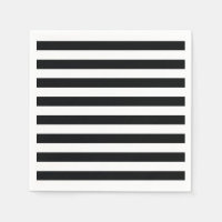 Chic Black & White Stripes