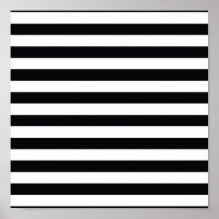 Chic Black & White Stripes