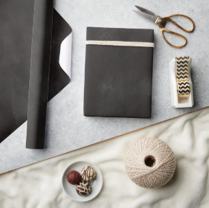 Chic Black Wrapping Paper
