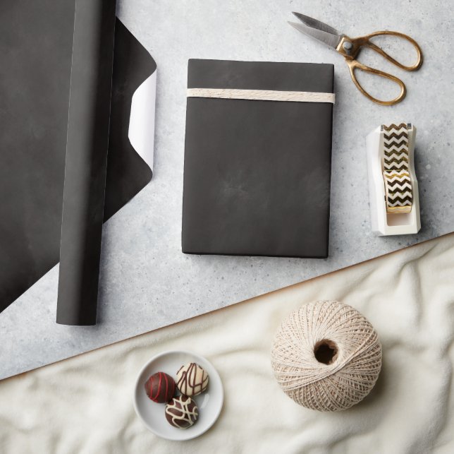 Chic Black Wrapping Paper (Crafts)