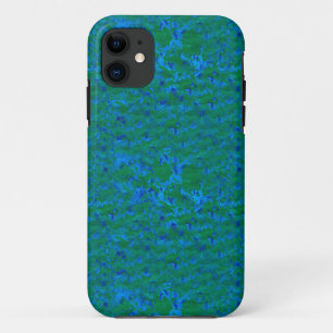 Chic Blue and Sea Green Textures iPhone 5/5s Case
