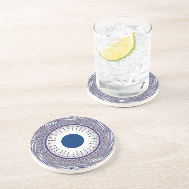 Chic  blue coaster (Side)