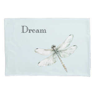 Chic Blue Dragonfly Dream Pillowcase