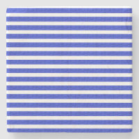Chic Blue Geometric Stripes