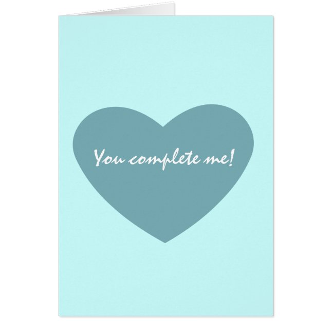 Chic Blue Heart (Front)