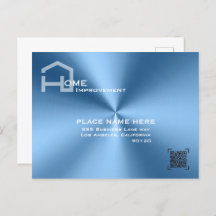 Chic Blue metallic modern business