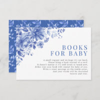 Chic Blue White Chinoiserie Garden Books for Baby