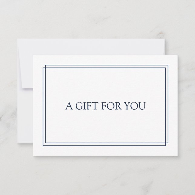 Chic Blush Gift Certificate (Front)