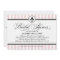 Chic Blush Stripe Fleur de Lis Wedding Shower