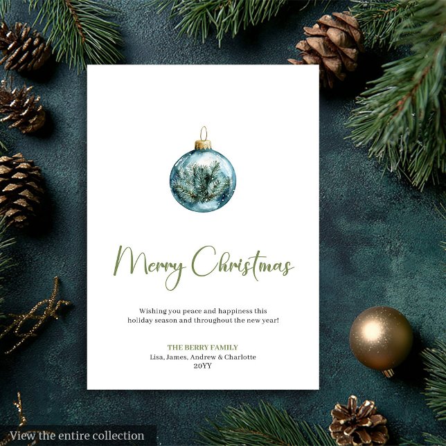 Chic Bohemian Earthy Scandinavian Holiday Card (Chic Bohemian Earthy Scandinavian Holiday Card)