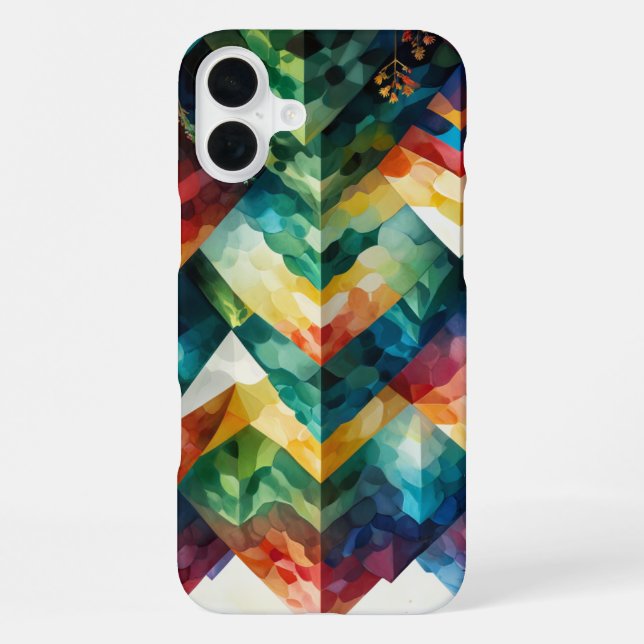 Chic Bohemian Patterns with Earthy Tones iPhone Case (Back)
