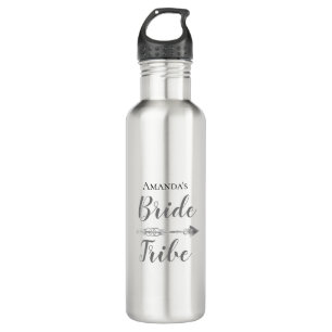 Chic Boho Bride Tribe Personalised      710 Ml Water Bottle