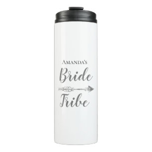 Chic Boho Bride Tribe Personalised     Thermal Tumbler