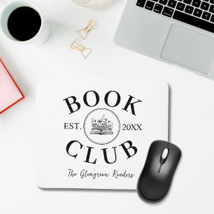 Chic Book Club Members Personalised Gift Mousepad