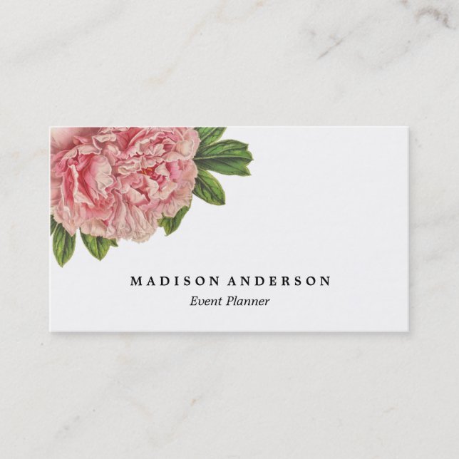 Chic Botanical | Business Cards (Front)