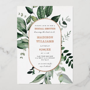 Chic Botanical Frame Bridal Shower REAL