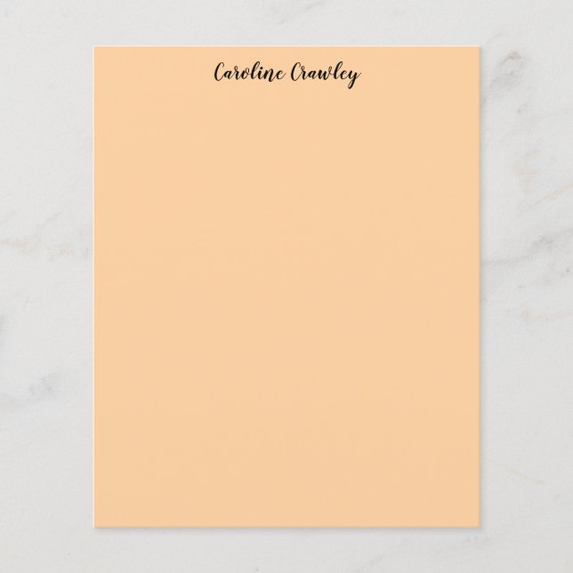 Chic Botanical Letter Writing Paper (Front)