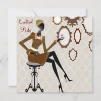 Chic Boutique Damask Cocktail Party