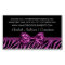 Chic Boutique Purple Zebra Print FAUX Glitz Bow