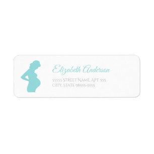 Chic Boy Baby Shower Pregnant Woman Baby Bump