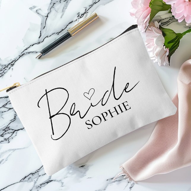Chic Bridal Prep Pouch | Personalised with Name (Creator Uploaded)
