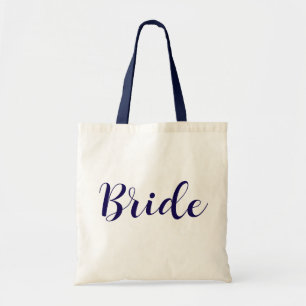 Chic Bride Tote Bag with Cursive Script – Wedding