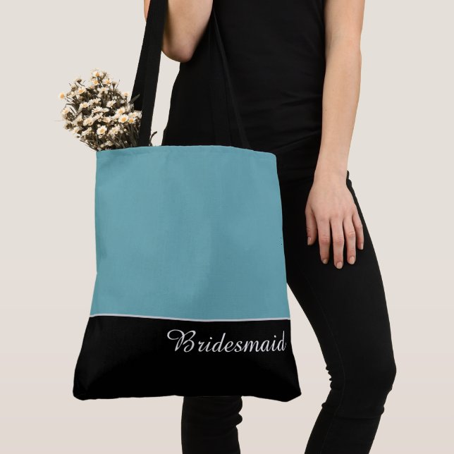 Chic Bridesmaid Tote Bag (Close Up)