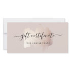 Chic Brush Stroke | Rose Gold Gift Certificate