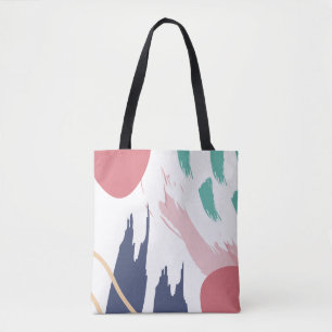 Chic Brush Stroke Tote Bag