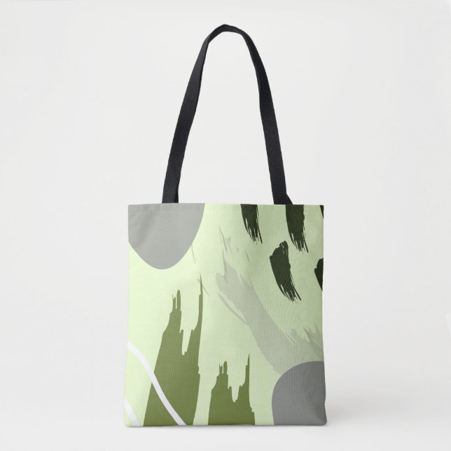 Chic Brush Stroke Tote Bag (Front)