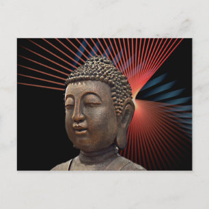 Chic Buddha Yoga Style Postcard
