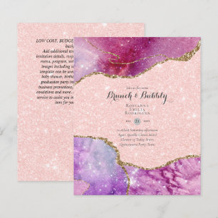 CHIC BUDGET BRUNCH and BUBBLY AGATE GLITTER Inv