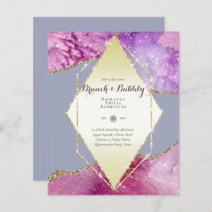 CHIC BUDGET BRUNCH and BUBBLY AGATE GLITTER Inv