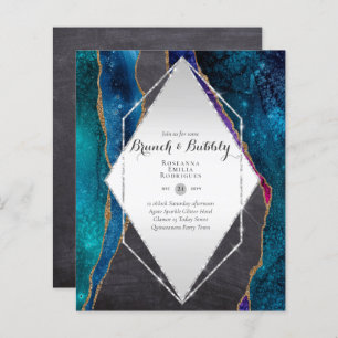 CHIC BUDGET BRUNCH and BUBBLY AGATE GLITTER Inv
