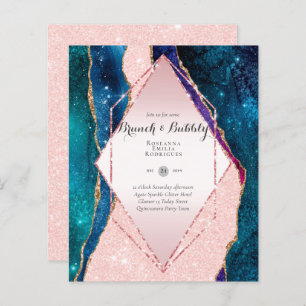 CHIC BUDGET BRUNCH and BUBBLY AGATE GLITTER Inv