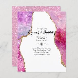 CHIC BUDGET BRUNCH and BUBBLY AGATE GLITTER Inv
