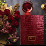 Chic Burgundy Red Faux Crocodile Business  Planner<br><div class="desc">Step into a world of organised elegance with our Chic Burgundy Red Crocodile-look Business Planner. This stylish planner is the quintessence of both function and fashion, designed for the discerning professional who appreciates the finer details in their organisational tools. Encased in a luxurious faux crocodile cover, the rich burgundy tone...</div>