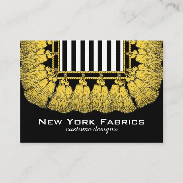 CHIC BUSINESS CHUBBY CARD_ MODERN/TEXTILES BUSINESS CARD (Front)