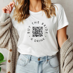Chic Buy The Bride A Drink Bachelorette Party Tri-Blend Shirt