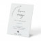 Chic Calligraphy Wedding Telephone Audio Guestbook