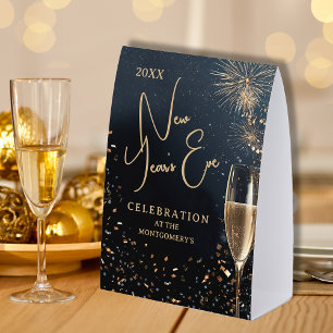Chic Champagne and Clocks New Year's Eve Party
