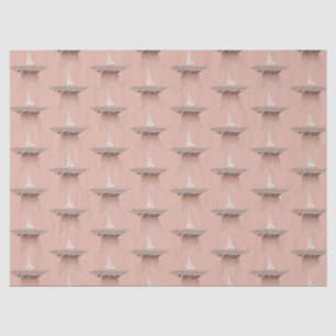 Chic Christmas metallic rose gold star chestnut Tissue Paper